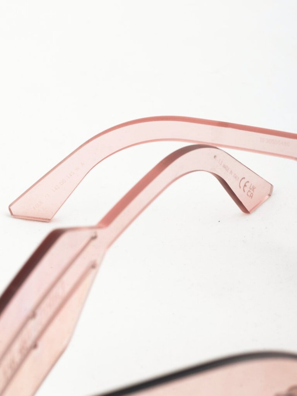 Christian Dior DiorClub M6U Pink Monogram Shield Sunglasses - Picture 8 of 9